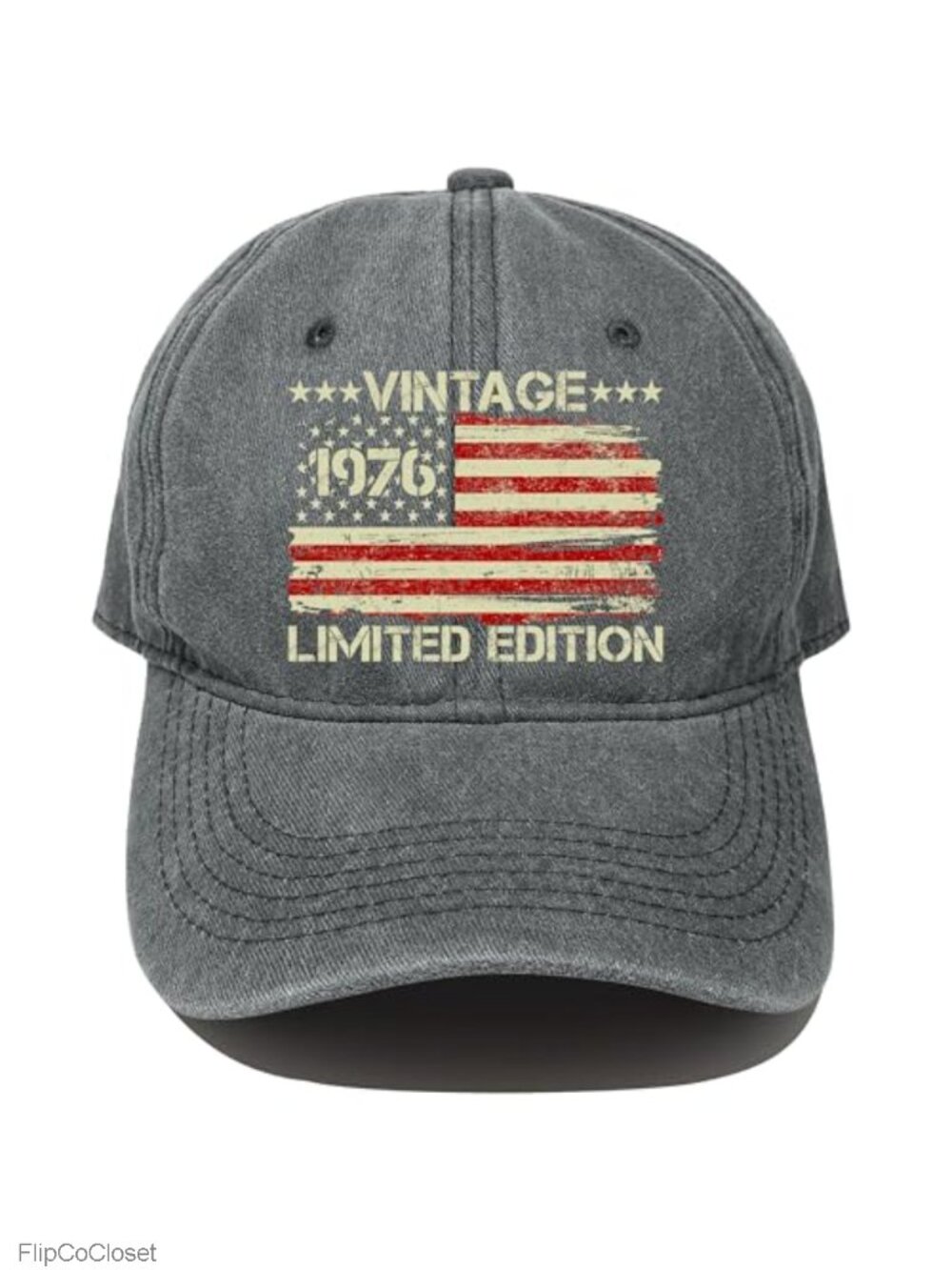 Vintage 1976 50th Birthday Baseball Cap Adult Unisex Cotton Adjustable Retro